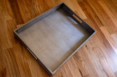 West Elm Aluminum Rivet Tray