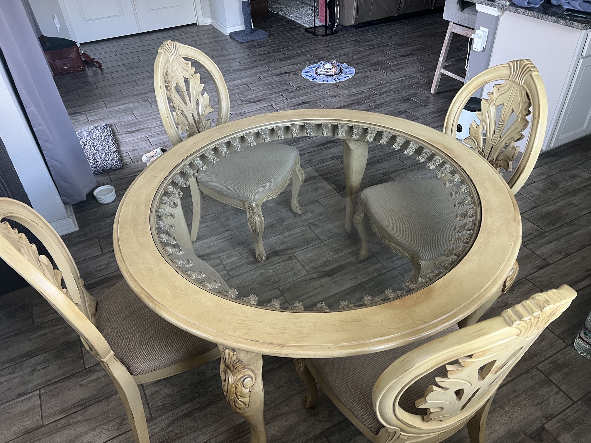 Dining Set With 4 Chairs
