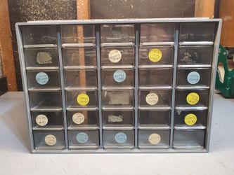 Metal and Plastic Multi Bin Parts / Hardware Cabinets