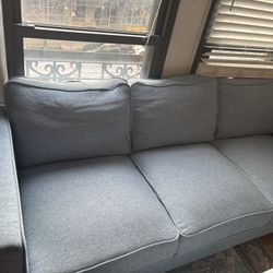 Hana 78” square arm sofa