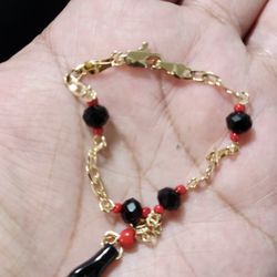 14k Gold Plated Baby Bracelet 