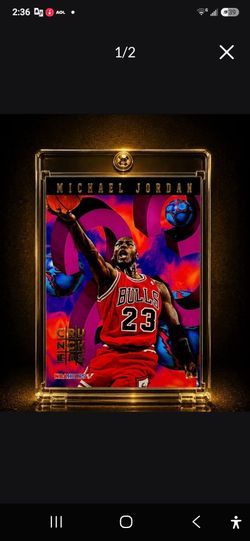Michael Jordan NBA Hoops Crunchers Trading Card