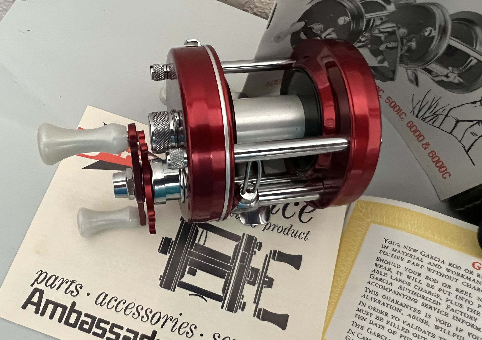 abu garcia ambassadeur 5600cx C4 Round Reel slip spool combine to BC SIZE:9' 15-40GRAM Abu garcia Devil spinning