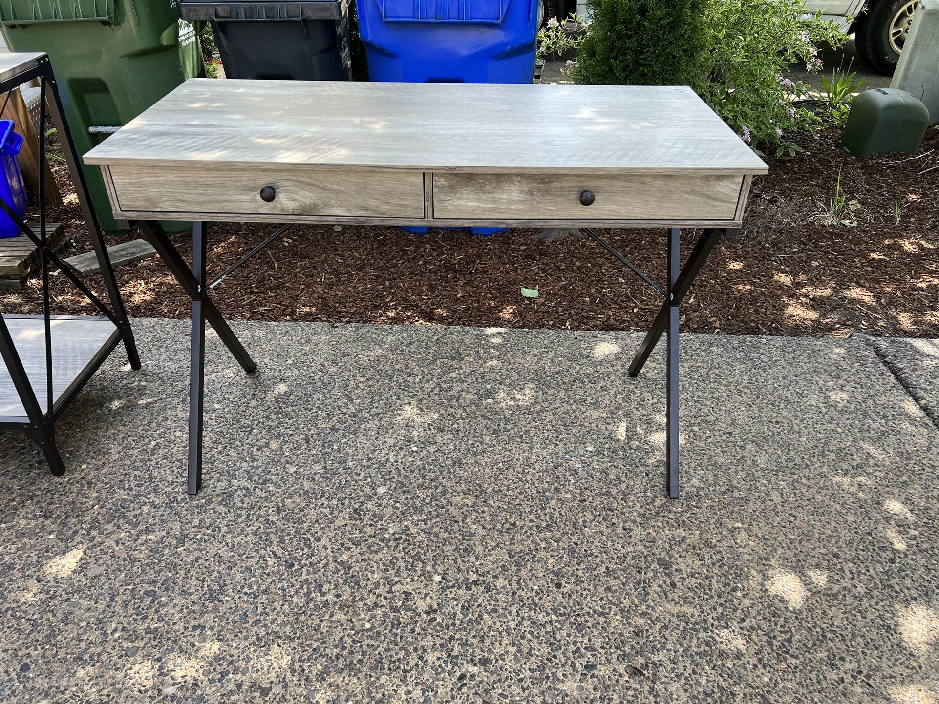 Desk And Matching Sofa Table