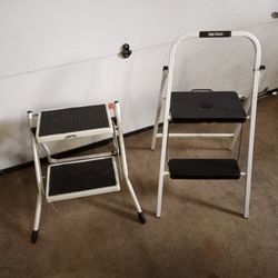 2 Step Stools Folding 250# Capacity 