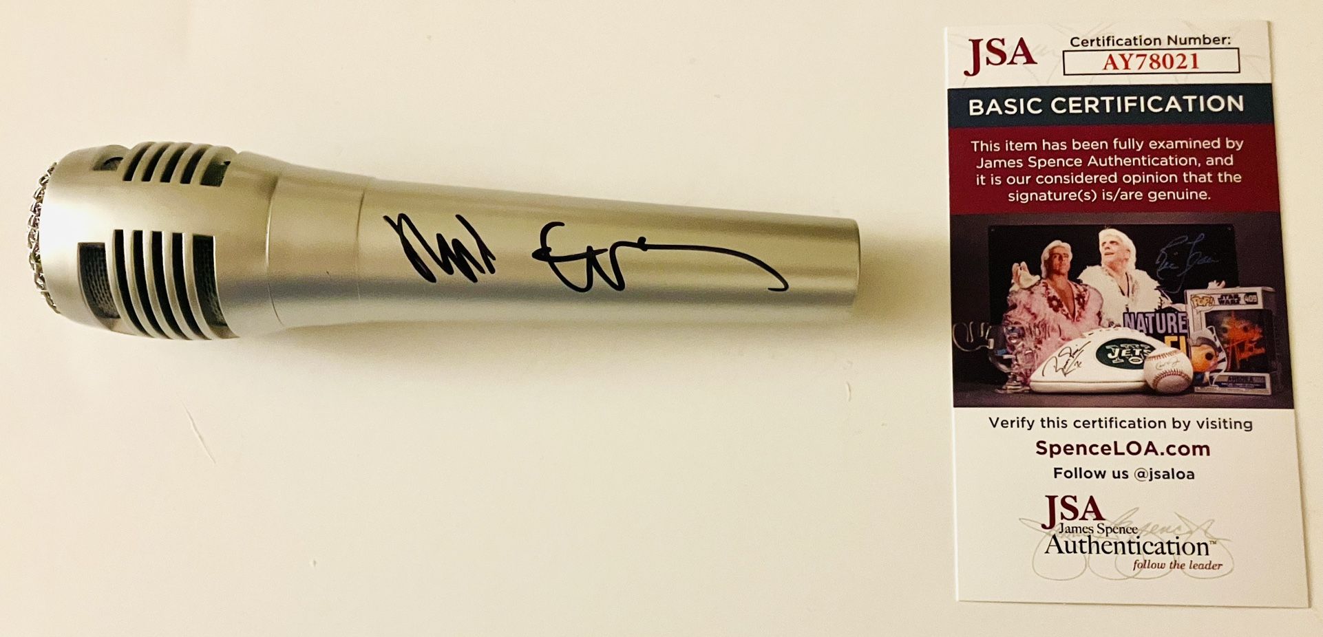 MELISSA ETHERIDGE LEGENDARY MUSICIAN SIGNED AUTOGRAPHED MICROPHONE JSA COA RARE!