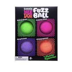 Teenie NeeDoh Fuzz Ball Pack, 4 ct