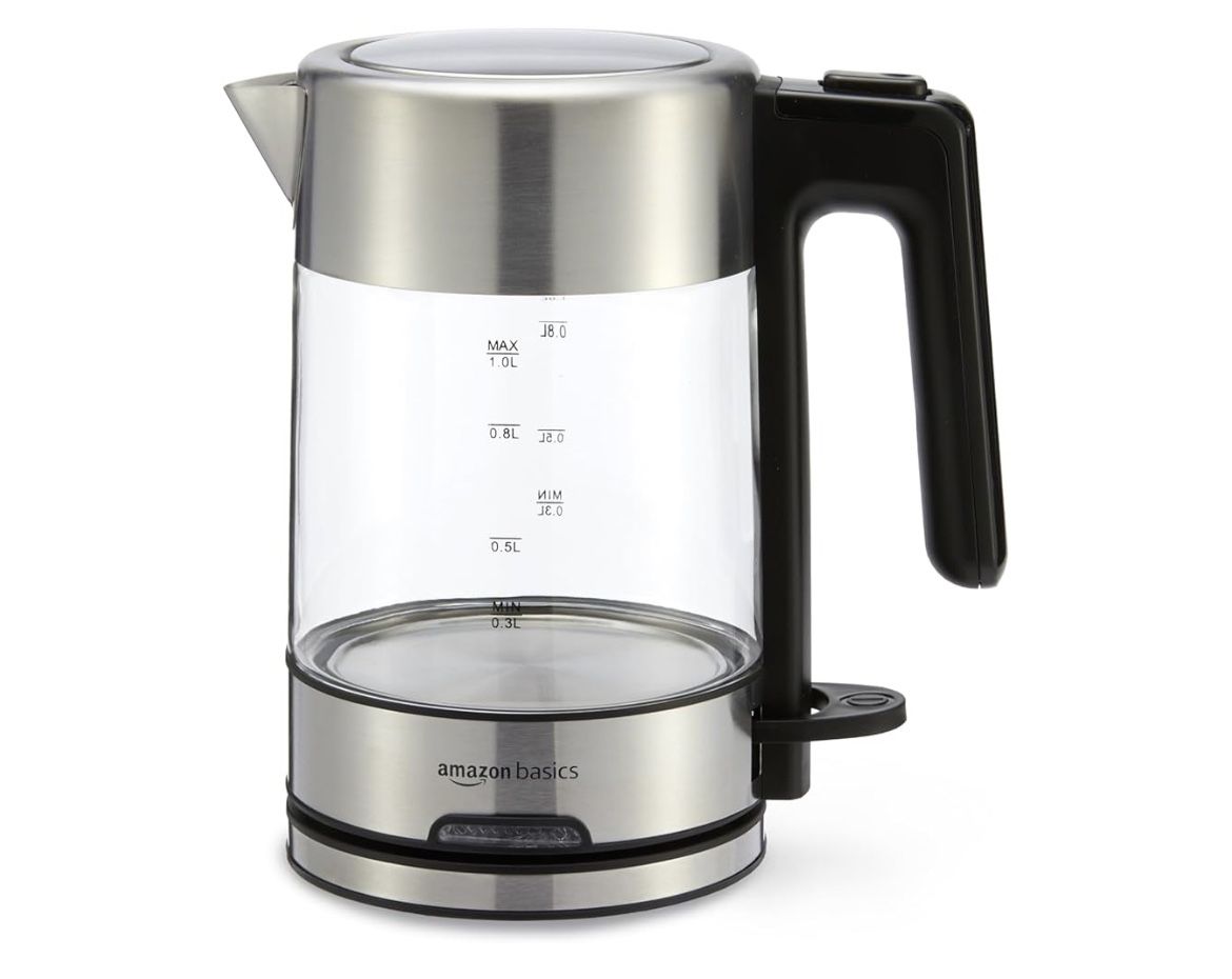 Amazon Basics Electric Glass Kettle