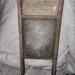 Antique Glass Washboard 