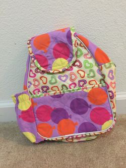 Cute quilted backpack for toddler