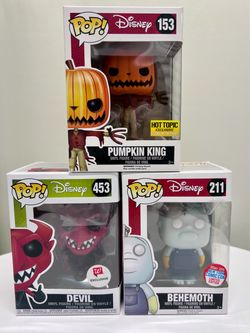 Disney The Nightmare Before Christmas Funko Pops NEW