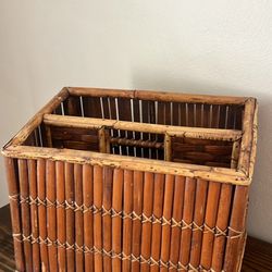 Rattan Magazine Holder / Organizer