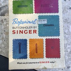 Singer, Professional Butt Holder, 50S – 60S Era Accessory Plate 171398 – V102878