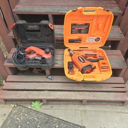 Framing  Tools Nail Gun And Sander