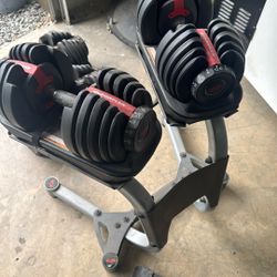 Bowflex 5-52.5 Adjustable Dumbbells With Stand