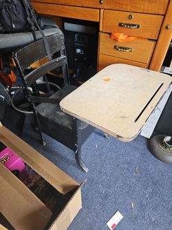 Vintage CHILDRENS school Desk