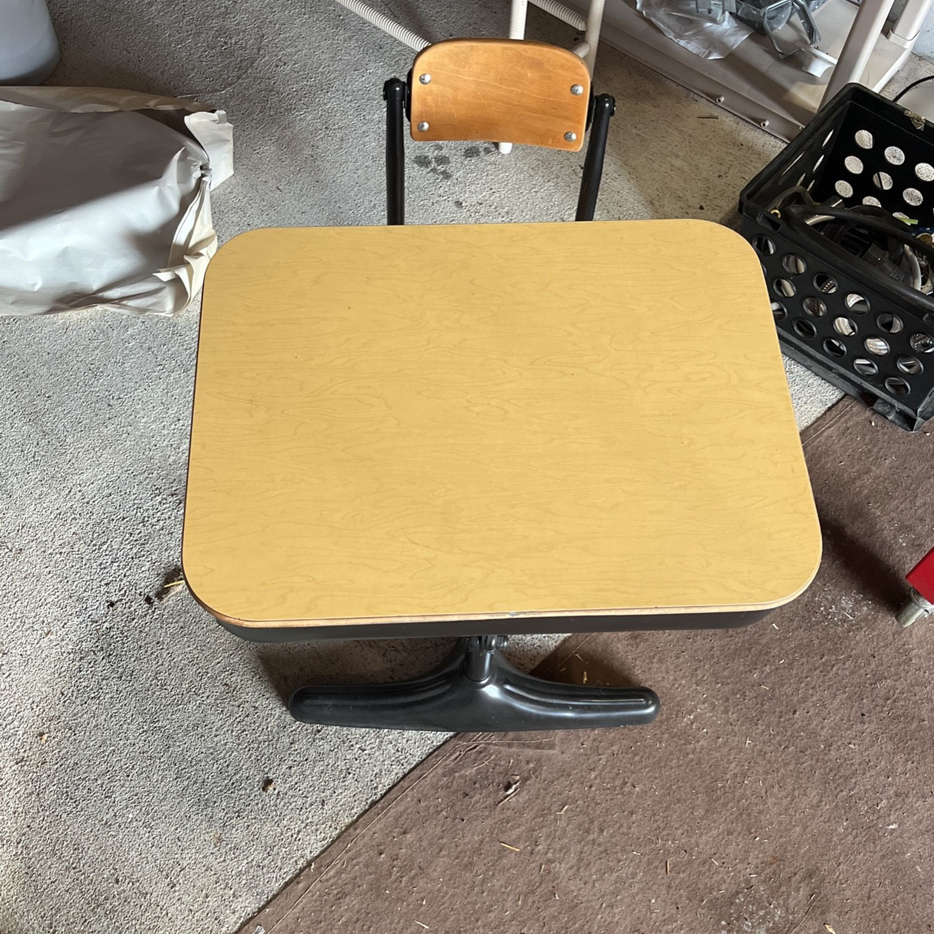 Old Refinished School Desk