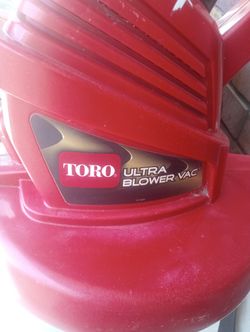 Toro Ultra Blower Vac