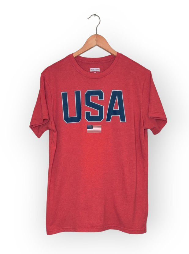 USA Patriotic Americana Red T-shirt 