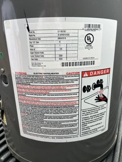 10 Gallon 110 Volt Water Heater