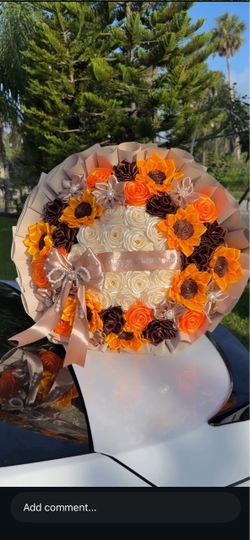 Ramo buchón rose bouquet