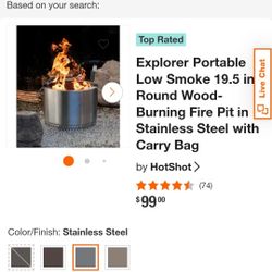 Brand New Hotshot Portable Bonfire Pit 15 Inch $75 Firm. Pickup In Oakdale 