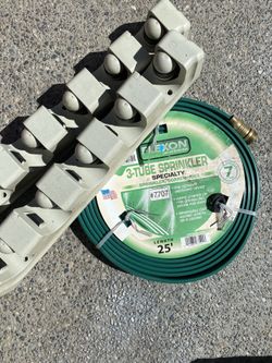 Flexon Sprinkler/Soaker Hose and 2 Tool Holders