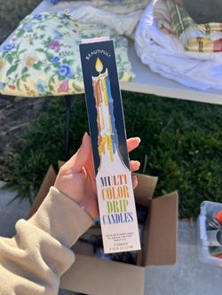 Color Drip Candles 