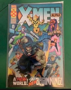 X Men Alpha # 1 Comic Book Embossed Cover