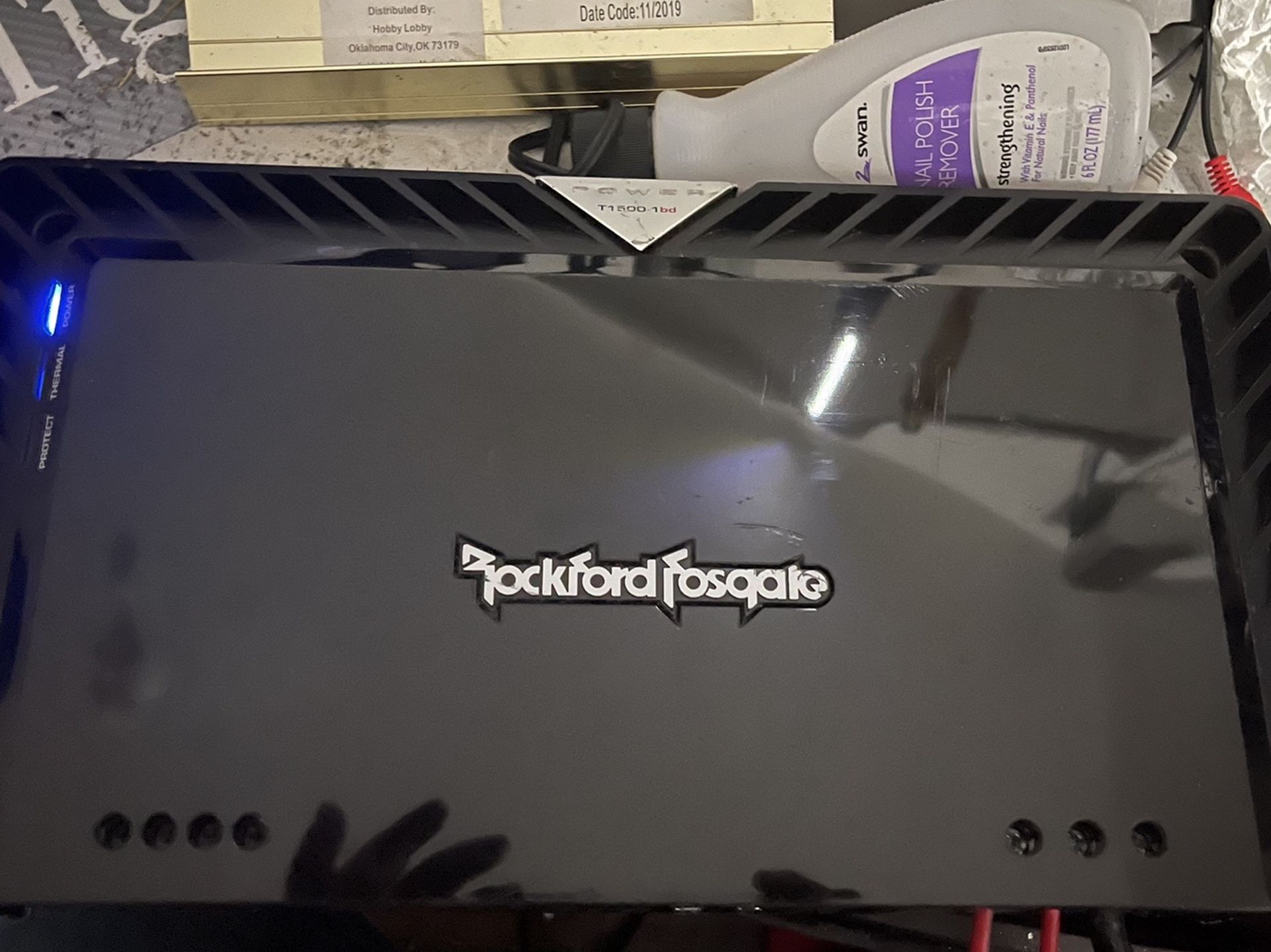 Rockford Fosgate T1500-1bdcp Strong Amp (NO TRADES CASH ONLY)