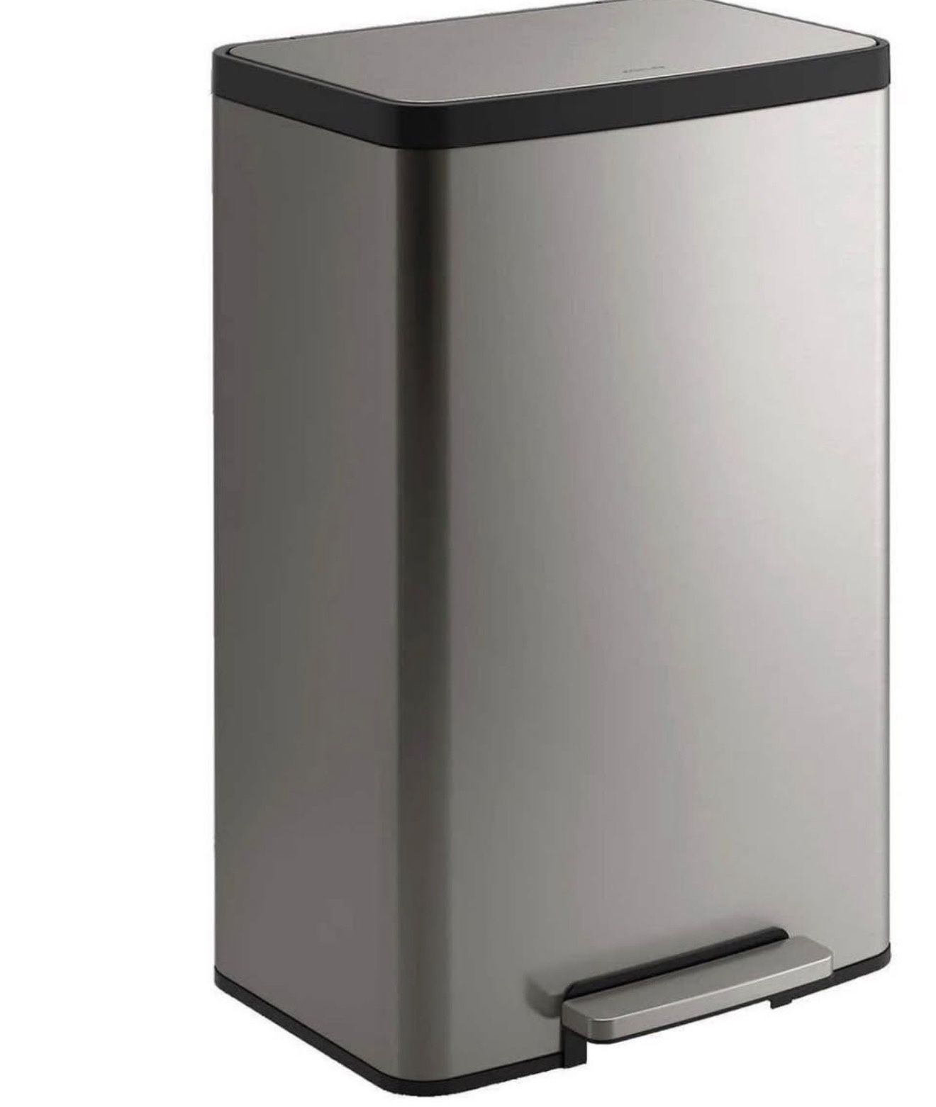 Kohler 13 Gallon Step Trash Can, Stainless Steel
