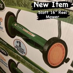 Brand New Reel Mower.  Compare Home Depot Price At $199 Plus Tax.   Save Big By Buying With Me On This Item.