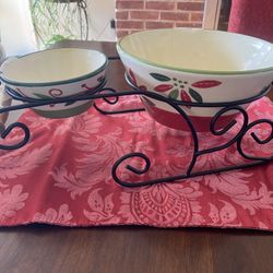 Holiday Food Display Bowls 