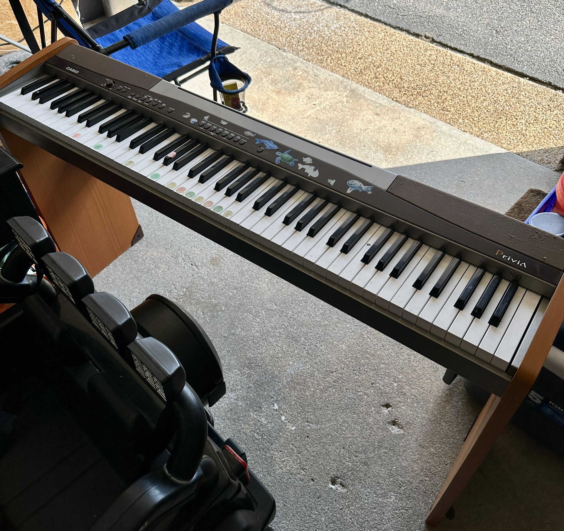 Casio Privia PX-100 Keyboard W/ Stand