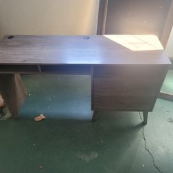 Natural Wood Finish Desk