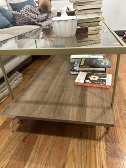 Mid Century Modern Glass Coffee Table