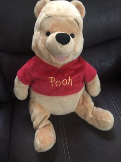 Disney WINNIE THE POOH BEAR STUFFED ANIMAL - 17”