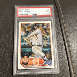 2023 Topps Riley Greene PSA 9