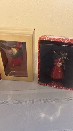 Christmas Ornaments Set of Two Boxed