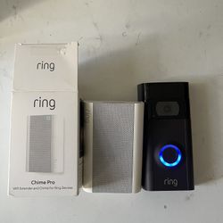 Ring camera And Ring Chime Pro