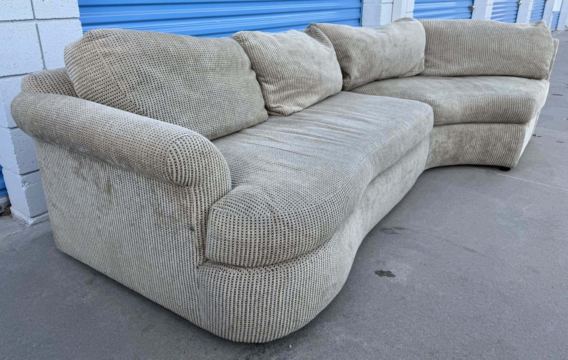 Curved Modular Living Room Sectional