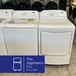 LG Top Load Washer and Gas Dryer Set