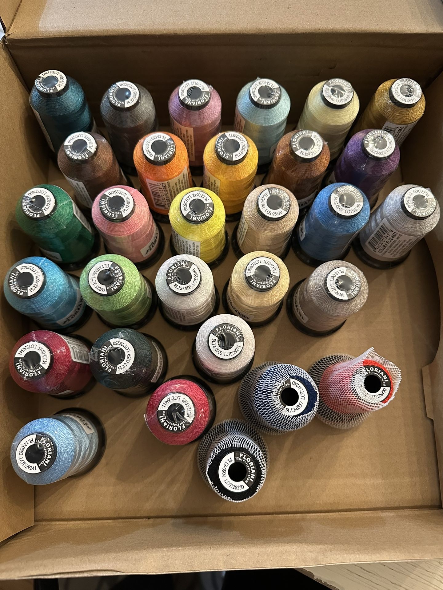 30 - 12wt Floriani Thread
