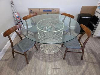 Dining room table and chairs