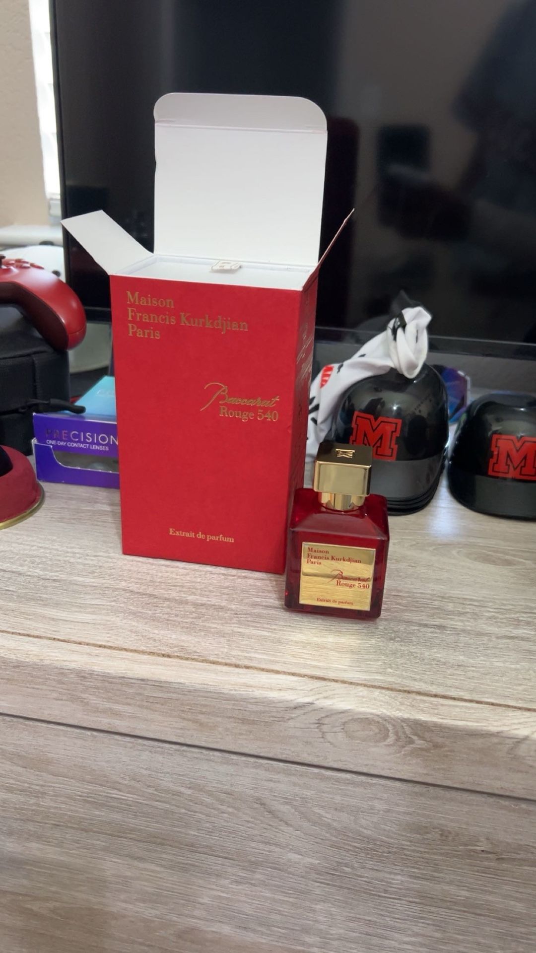 Baccarat cologne.