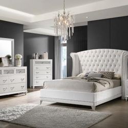 Limited stock- brand new complete bedroom set- Free Mattress with purchase- shop now pay later. 