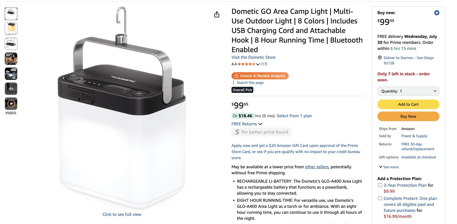 Domestic Camping Light Bluetooth With Bug Light Mode