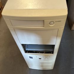 Vintage Metal Tower Computer Case and Chassis