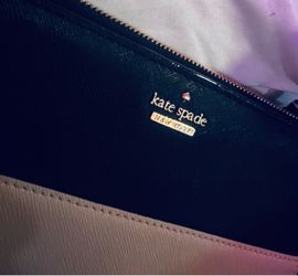 NEW NEVER USED BLACK AND TAN KATE SPADE WALLET $65 OBO
