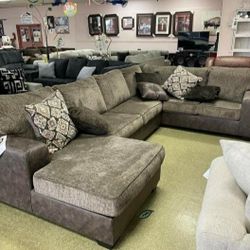 Abalone 3 PIECES SECTIONAL COUCH By ASHLEY SAME DAY DELIVERY 